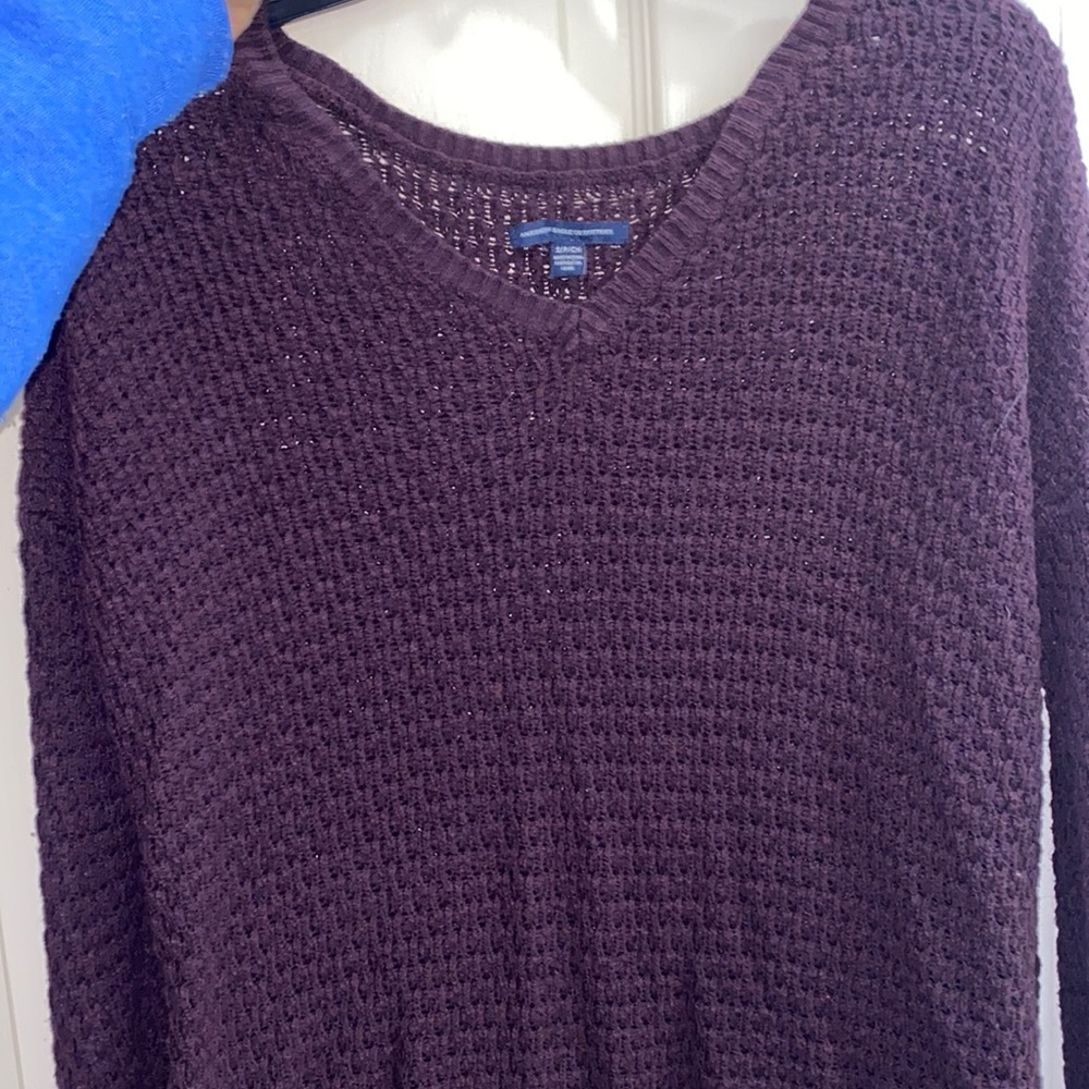 Knitted American eagle sweater
